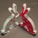 Valentine Heart Glass Hare ..