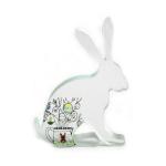 Easter Egg Hare Glass Sculp..