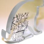 Easter Egg Hare Glass Sculp..