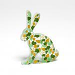 Leaves Hare Glass Painted ..